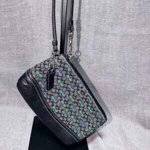 Custom Painted Coach Wristlet